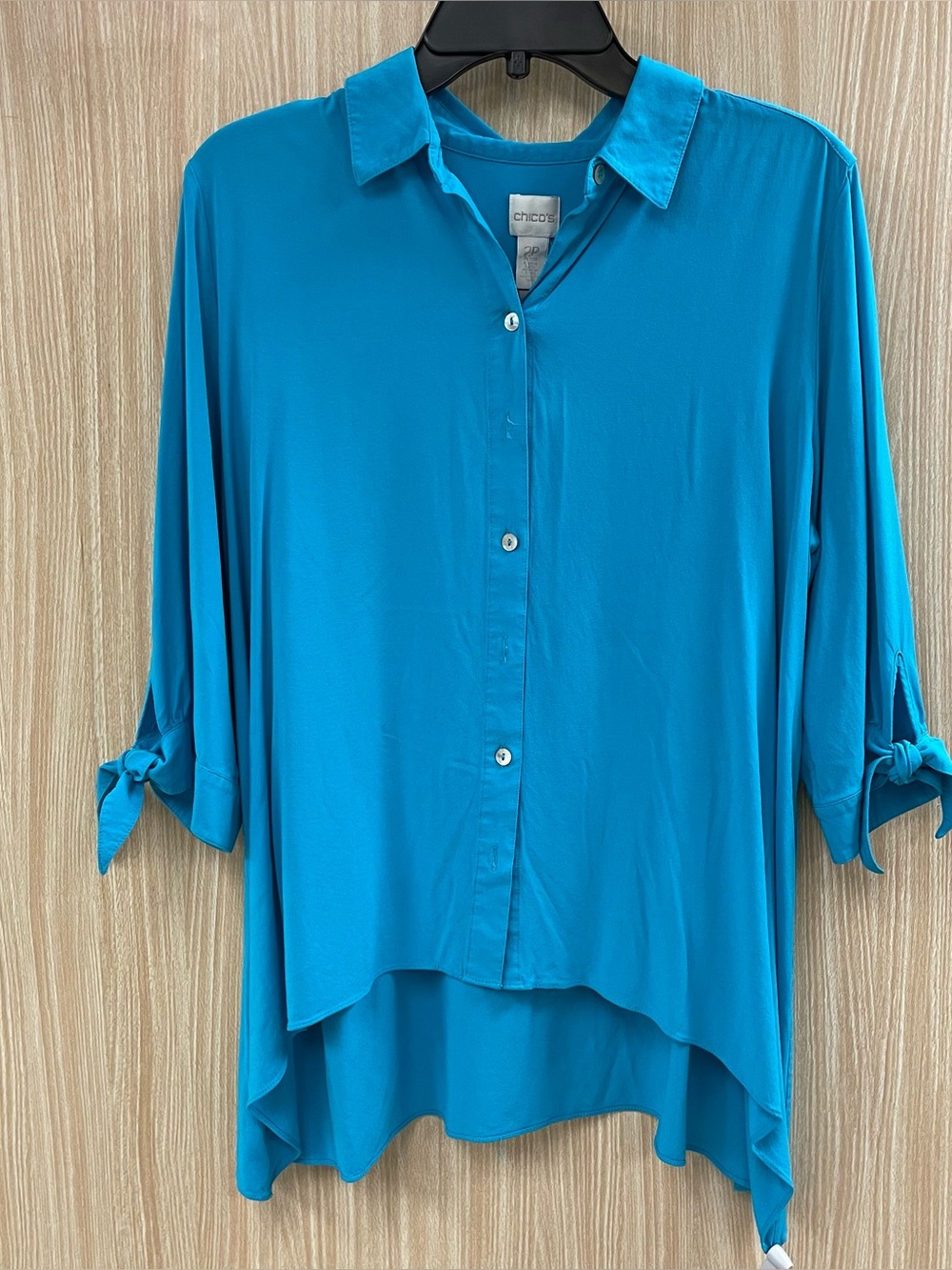 Chico's blue top size LP